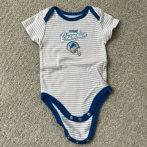 NWOT Detroit Lions NFL Baby Onesie Unisex Size: 3M